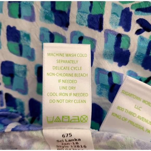 Lilly Pulitzer Kelly Skinny Ankle Pants Size 2 Resort White Pineapple Stretch - Picture 11 of 12